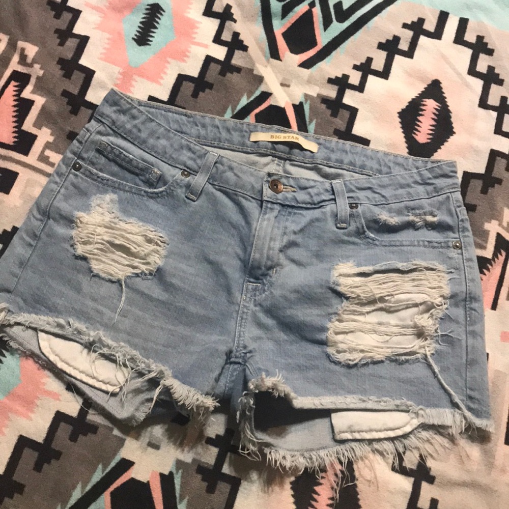 Big star jean shorts